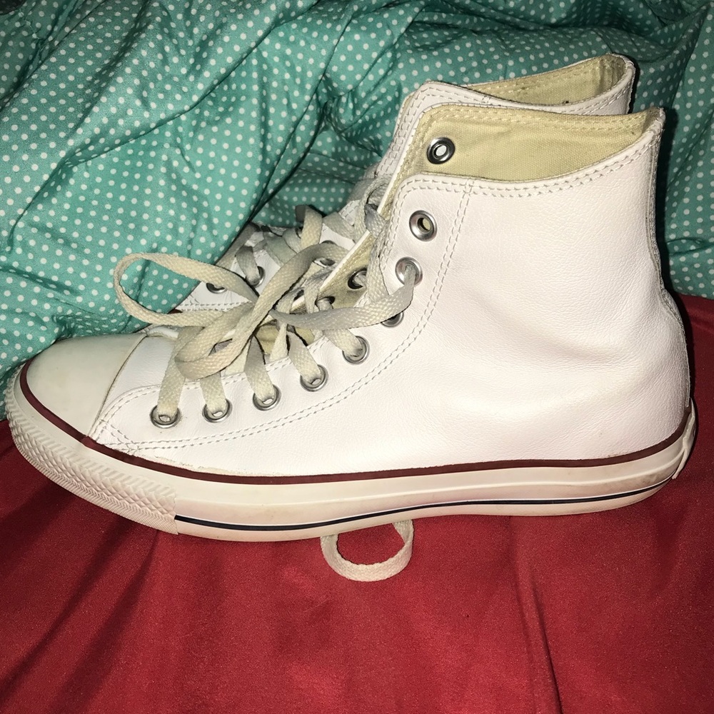 Leather Converse